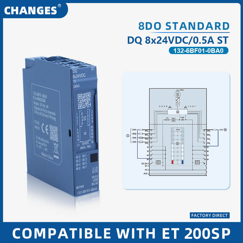 ET 200SP DO 8x24VDC/0.5A ST